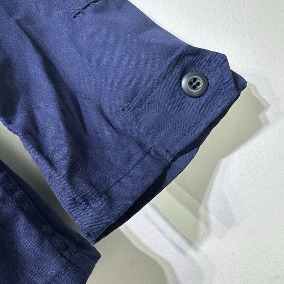 Unshook Disaster Tested Powered By Pain Blue Military Mechanic Shop Jacket L - Picture 5 of 8